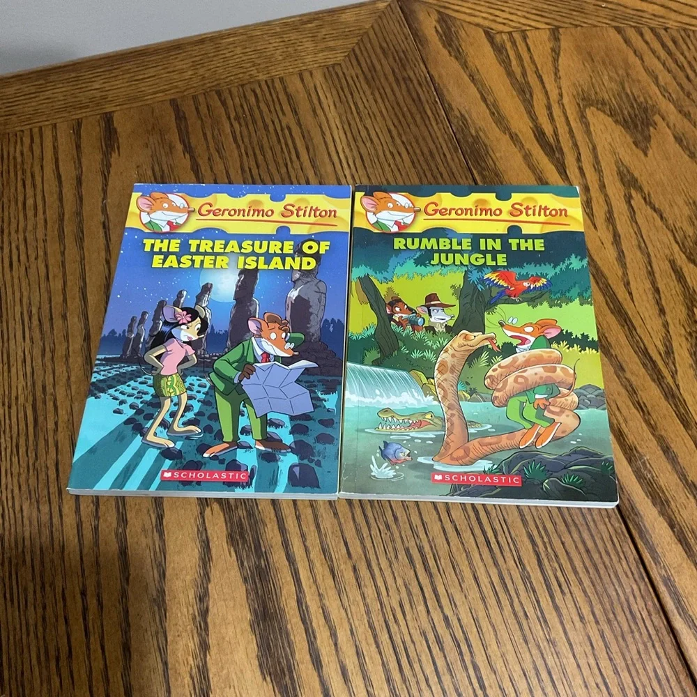 6 Scholastic Geronimo Stilton Adventure Chapter Books 📚